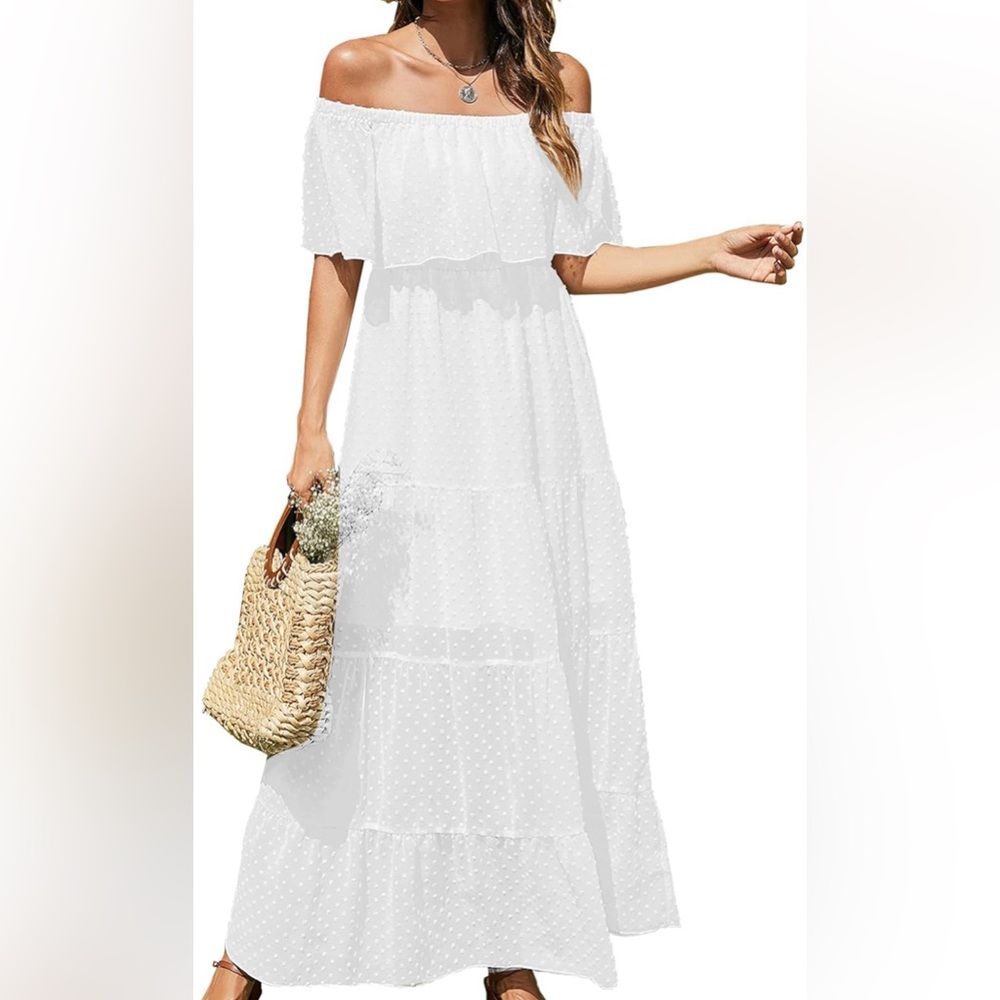 White Dress - worn for newborn photo shoot